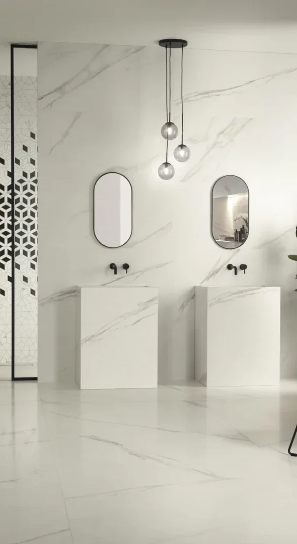 Innowacje we wnętrzach - harmonia płytek, mozaik i oświetlenia w nowoczesnym designie