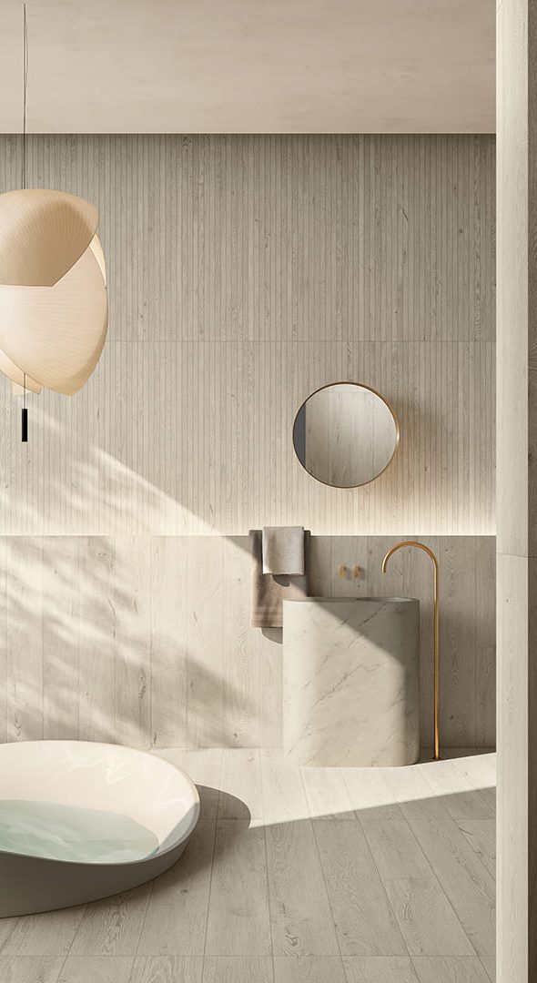 Łazienka w stylu Scandic Nature - Zainspiruj się